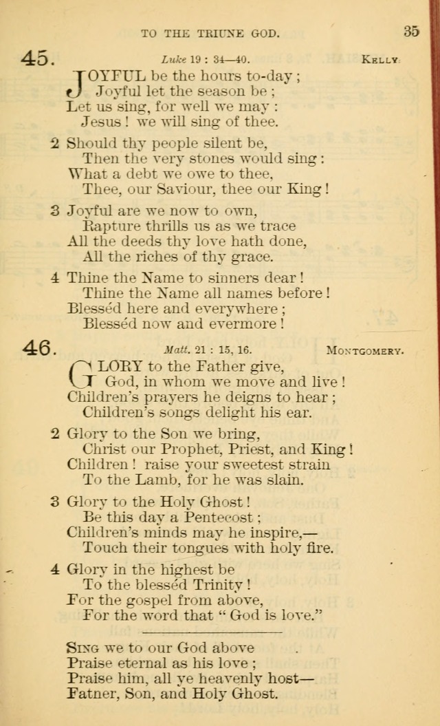 The Manual of Praise for Sabbath and Social Worship page 35