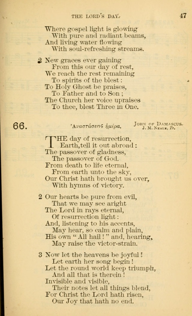 The Manual of Praise for Sabbath and Social Worship page 47