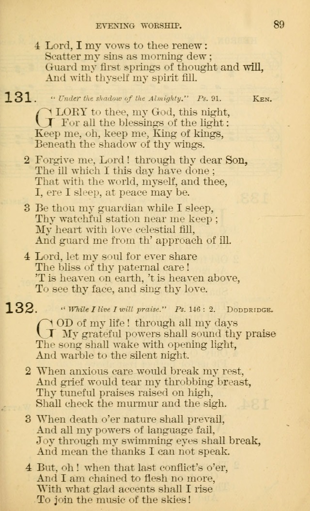 The Manual of Praise for Sabbath and Social Worship page 89