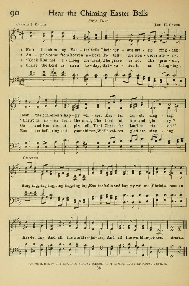 The Methodist Sunday School Hymnal page 101