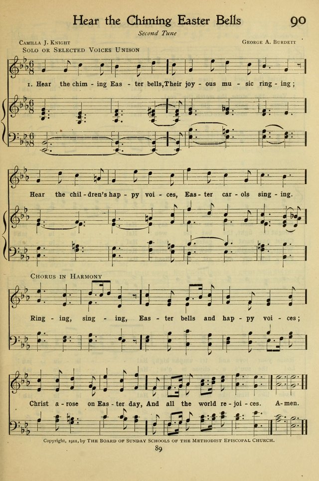 The Methodist Sunday School Hymnal page 102