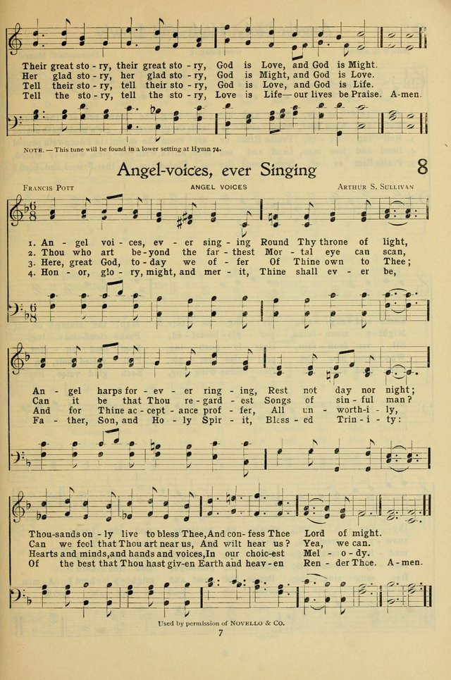 The Methodist Sunday School Hymnal page 20