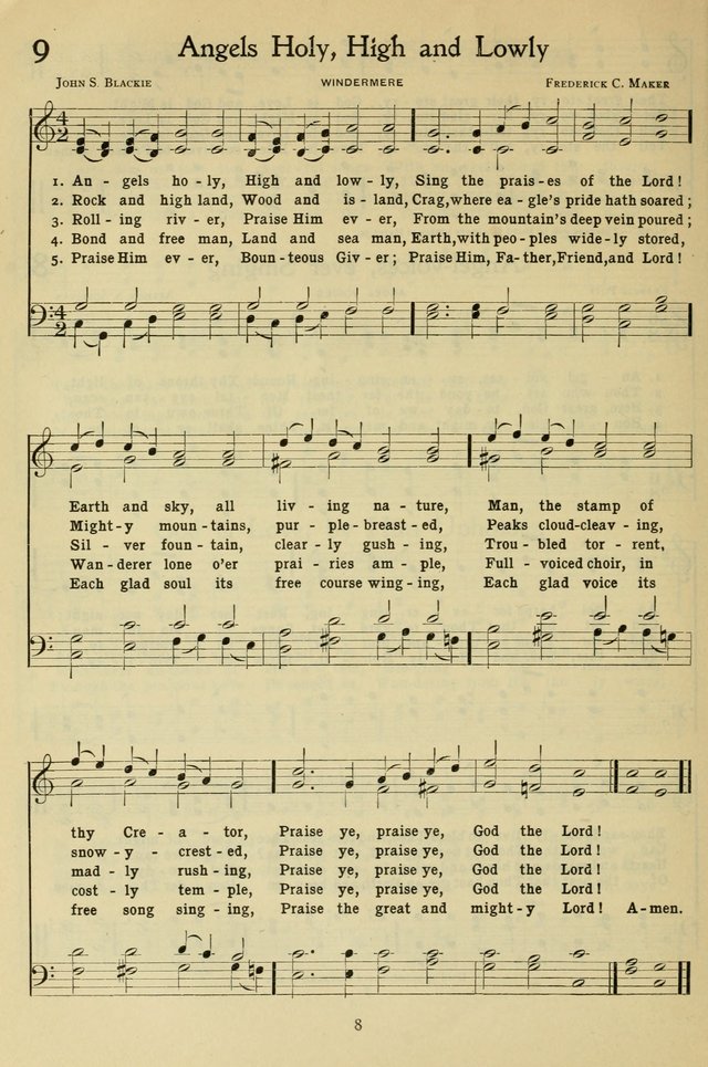 The Methodist Sunday School Hymnal page 21