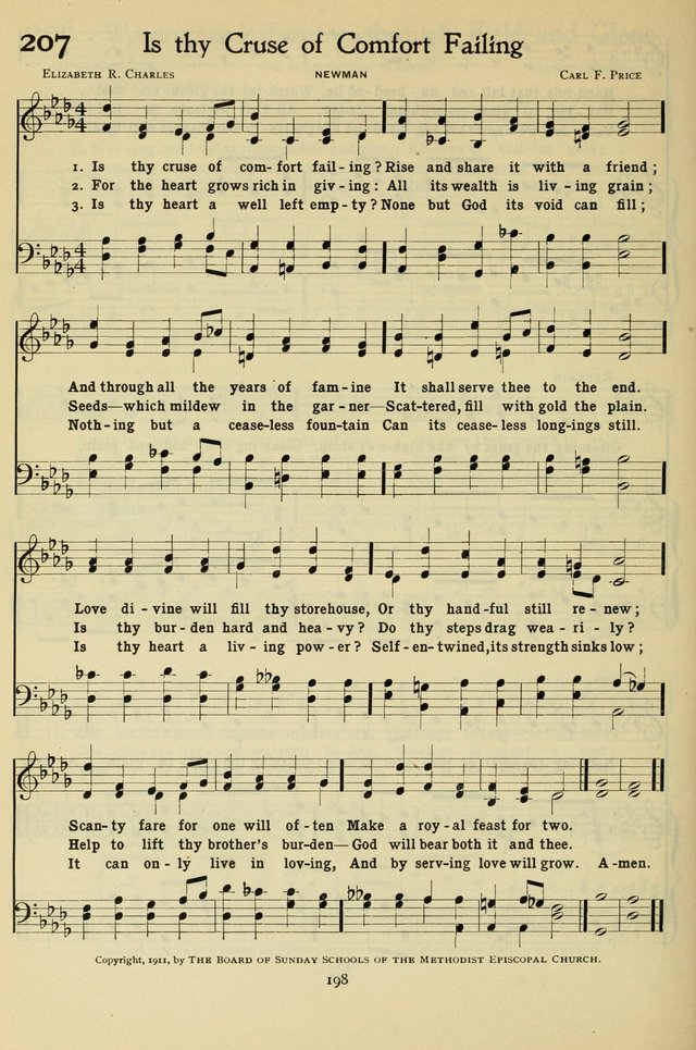 The Methodist Sunday School Hymnal page 211