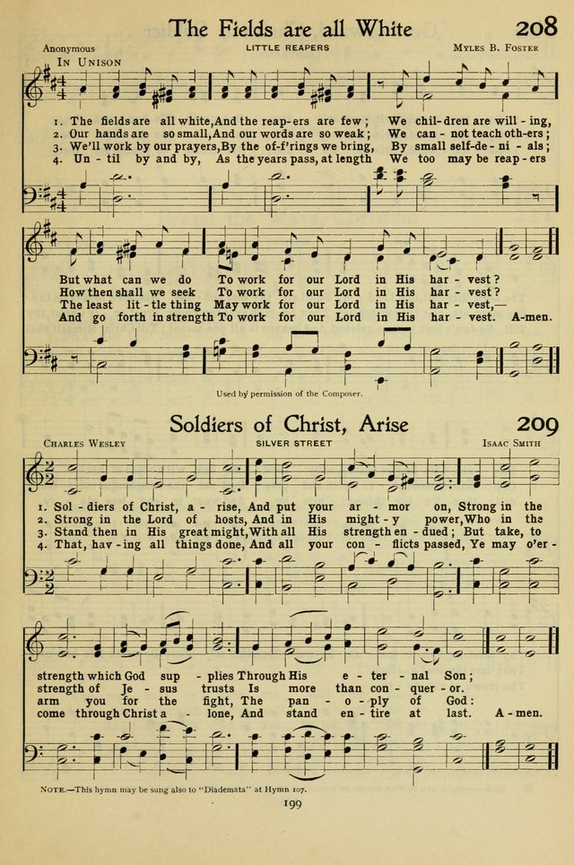 The Methodist Sunday School Hymnal page 212