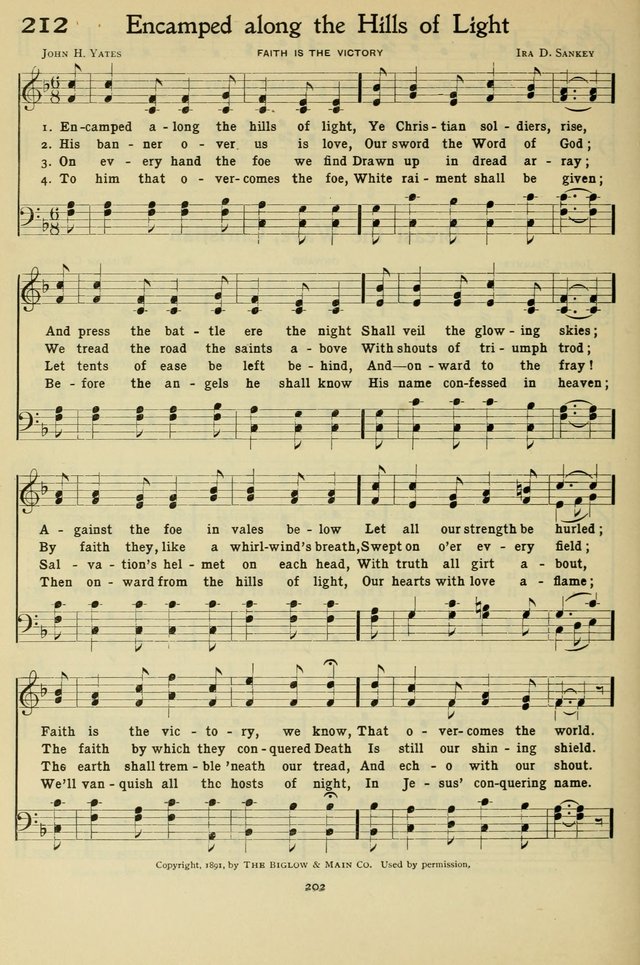 The Methodist Sunday School Hymnal page 215