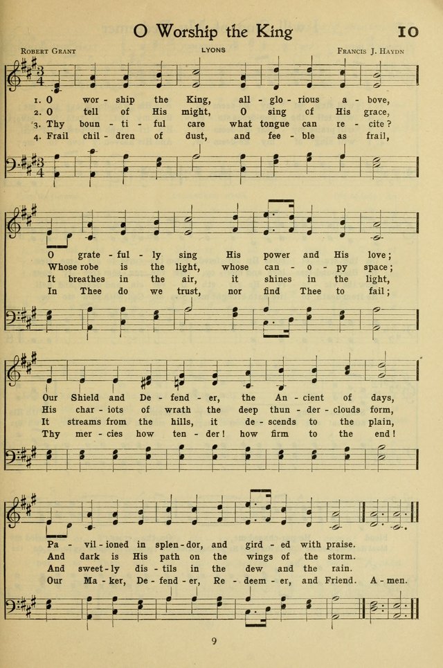 The Methodist Sunday School Hymnal page 22