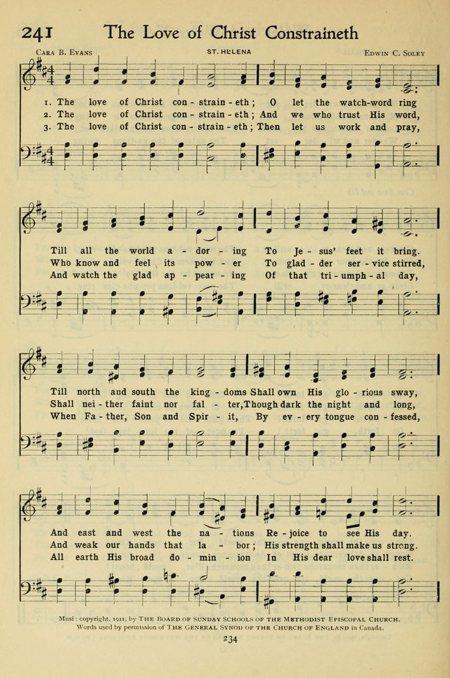 The Methodist Sunday School Hymnal page 247
