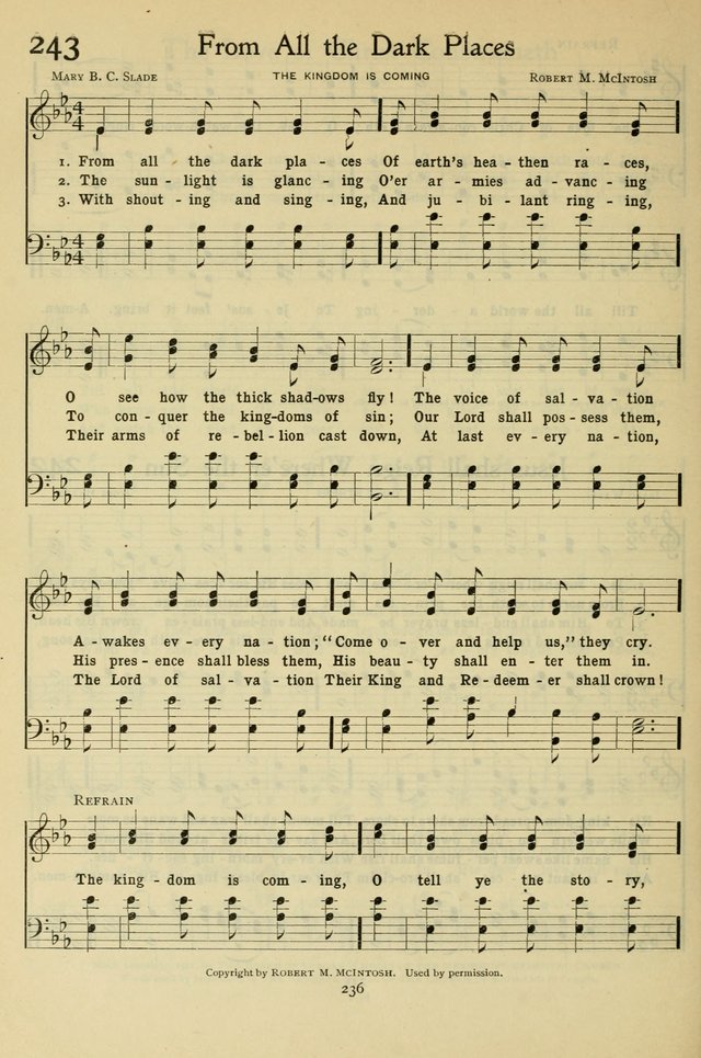 The Methodist Sunday School Hymnal page 249