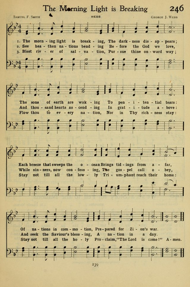 The Methodist Sunday School Hymnal page 252