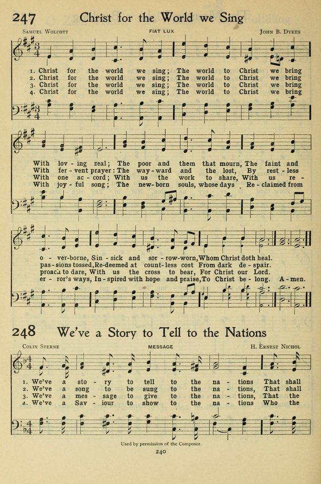 The Methodist Sunday School Hymnal page 253
