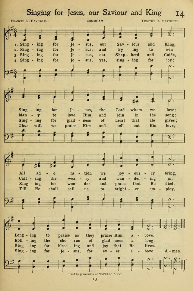 The Methodist Sunday School Hymnal page 26