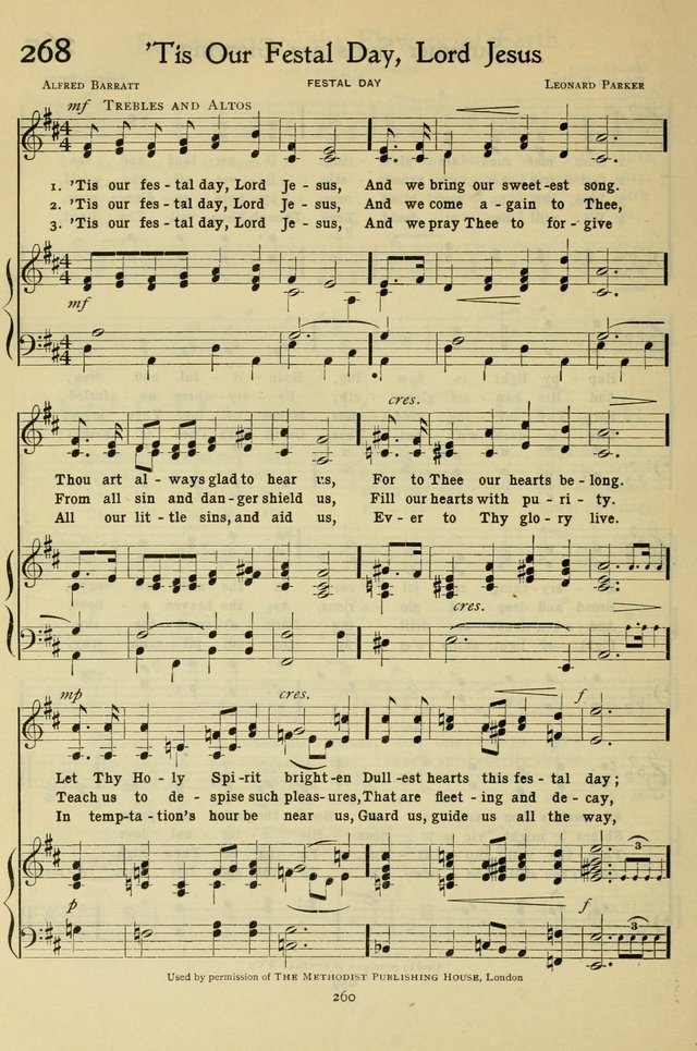 The Methodist Sunday School Hymnal page 273