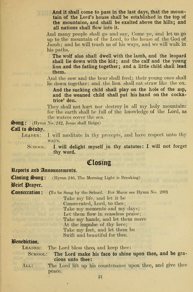The Methodist Sunday School Hymnal page 312