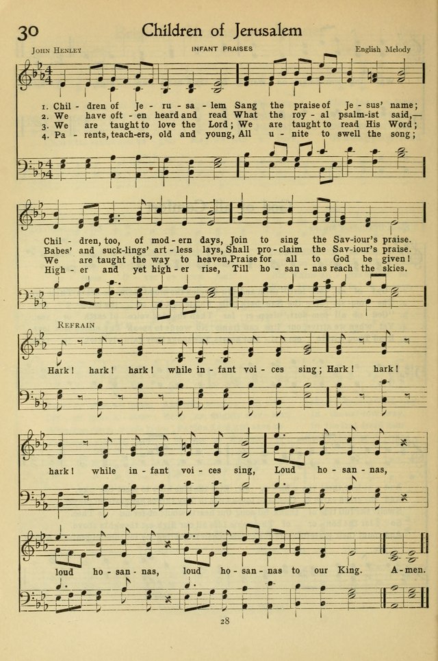The Methodist Sunday School Hymnal page 41