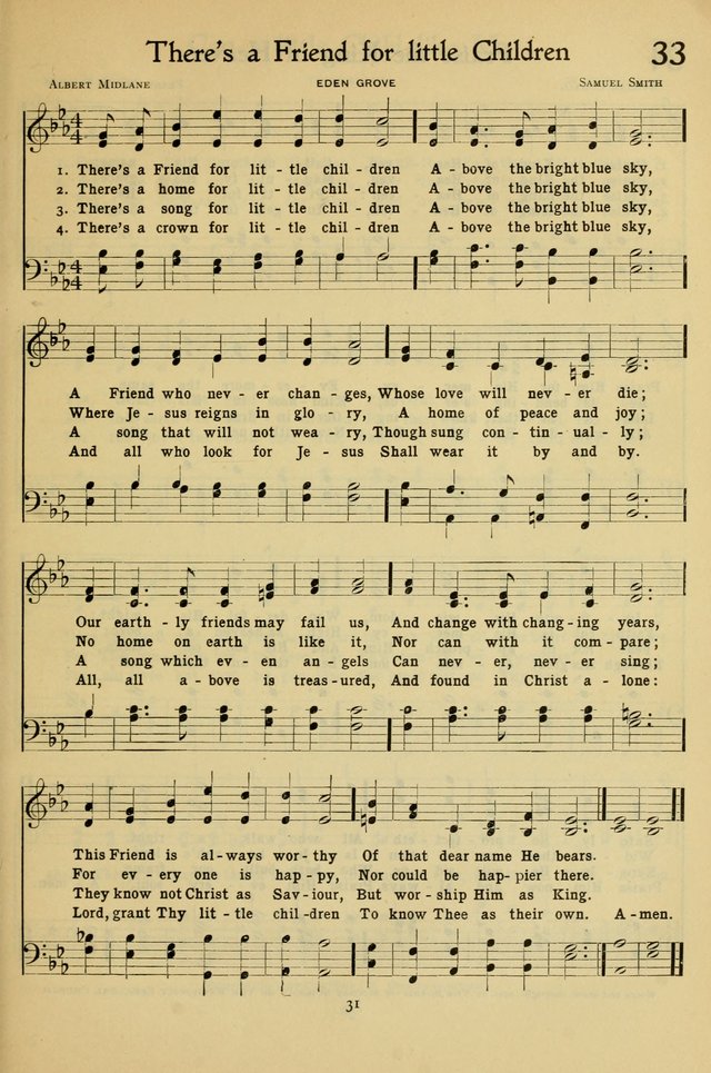 The Methodist Sunday School Hymnal page 44