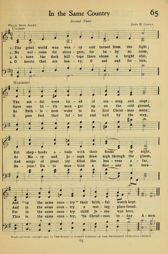 The Methodist Sunday School Hymnal page 76