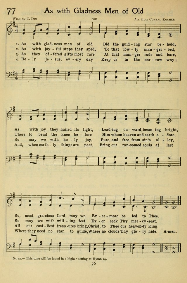The Methodist Sunday School Hymnal page 89