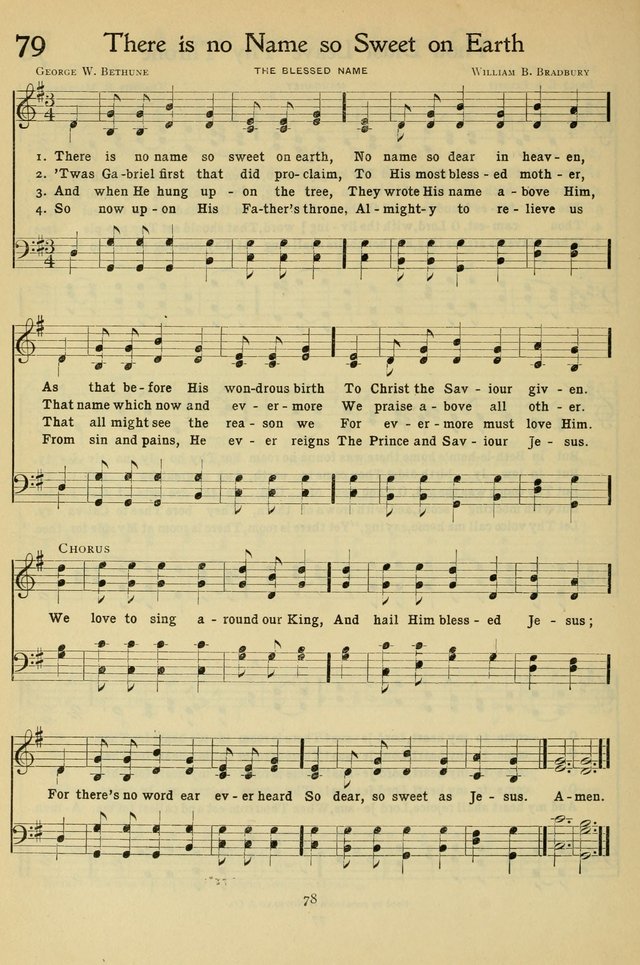 The Methodist Sunday School Hymnal page 91