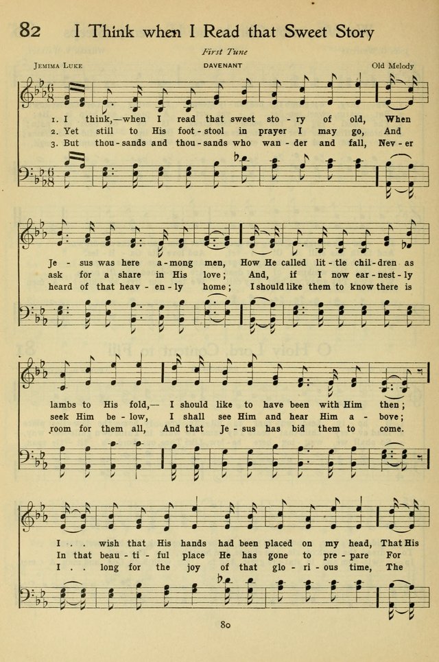 The Methodist Sunday School Hymnal page 93