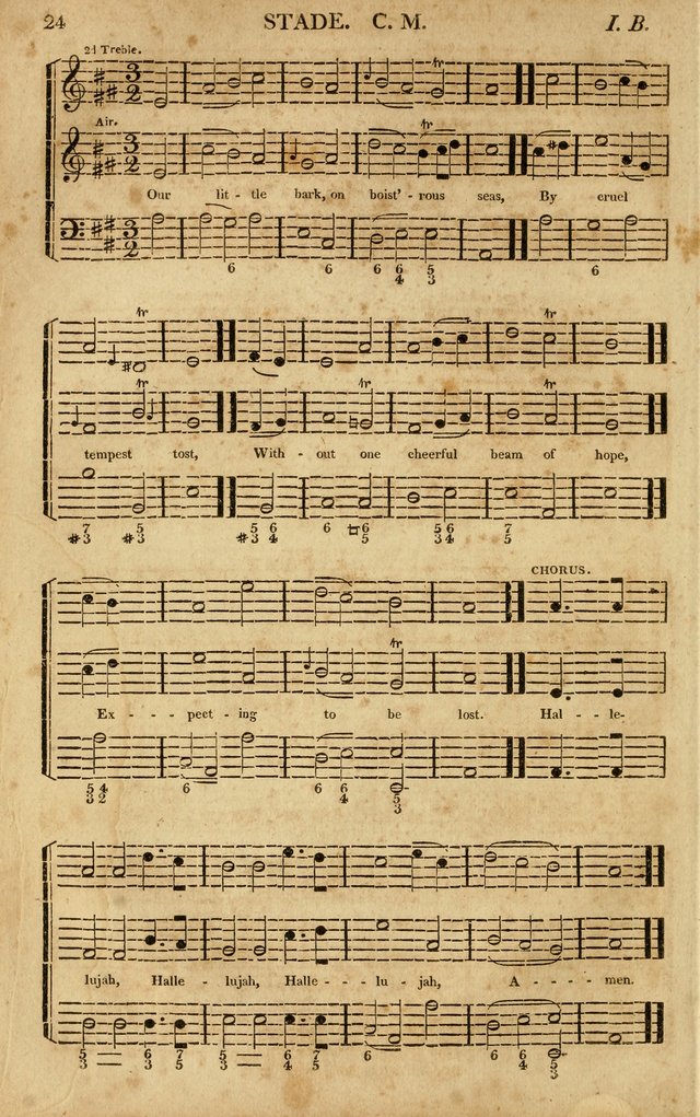 Musica Sacra: or, Springfield and Utica Collections United: consisting of Psalm and hymn tunes, anthems, and chants (2nd revised ed.) page 24
