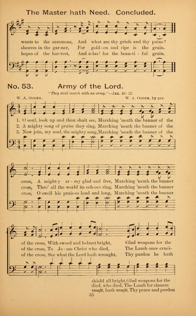 The Missionary Triumph: being a collection of Songs suitable for all kinds of Missionary Serves page 55