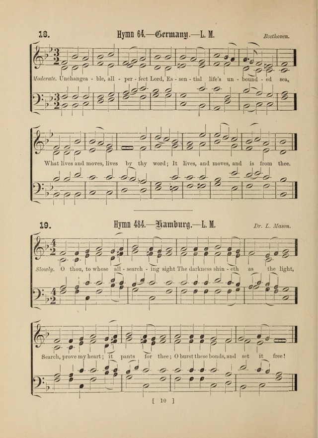 Methodist Tune Book: a collection of tunes adapted to the Methodist Hymn book page 10
