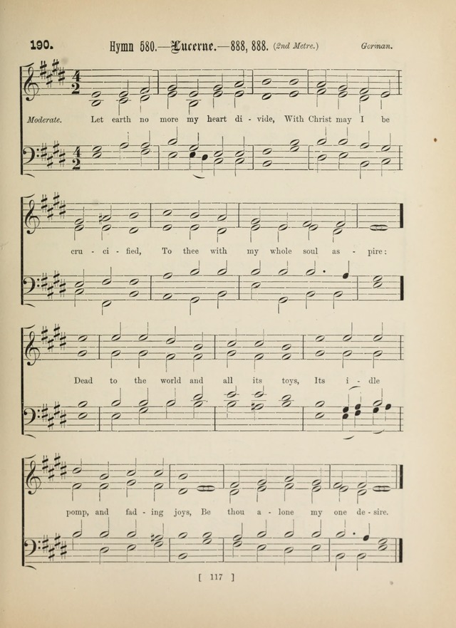 Methodist Tune Book: a collection of tunes adapted to the Methodist Hymn book page 117