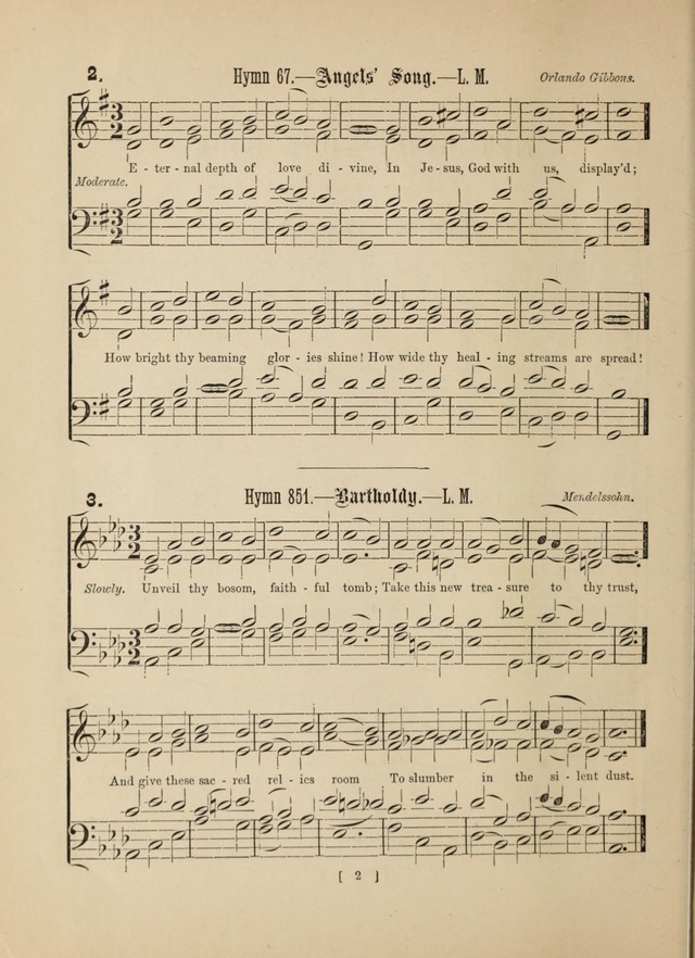 Methodist Tune Book: a collection of tunes adapted to the Methodist Hymn book page 2