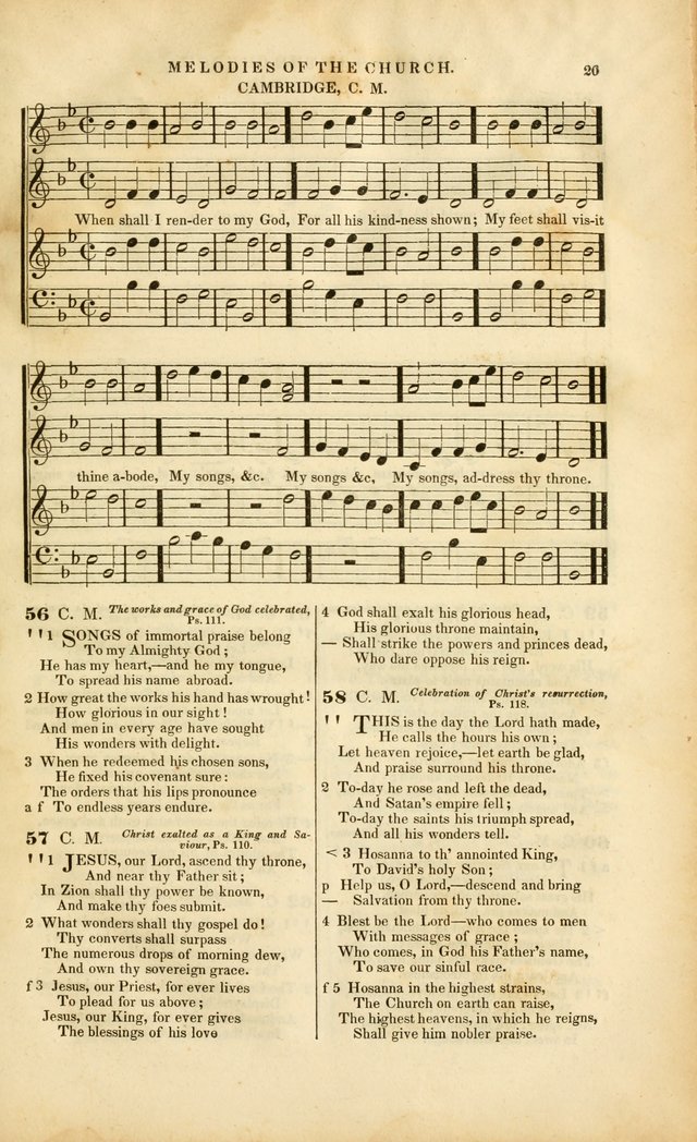 Melodies of the Church: a collection of psalms and hymns adapted to publick and social worship, seasons of revival, monthly concerts of prayer, and various similar occasions... page 21