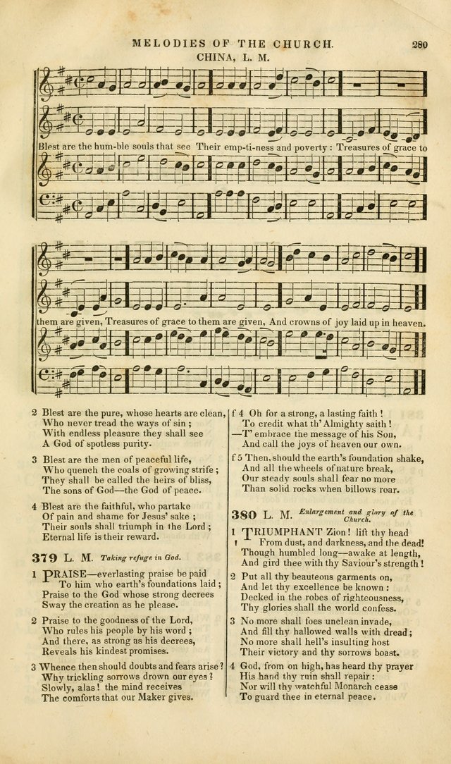 Melodies of the Church: a collection of psalms and hymns adapted to publick and social worship, seasons of revival, monthly concerts of prayer, and various similar occasions... page 281