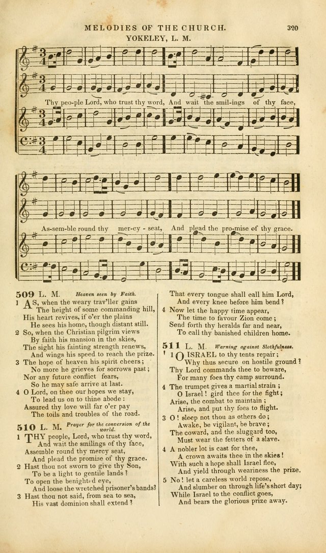 Melodies of the Church: a collection of psalms and hymns adapted to publick and social worship, seasons of revival, monthly concerts of prayer, and various similar occasions... page 321