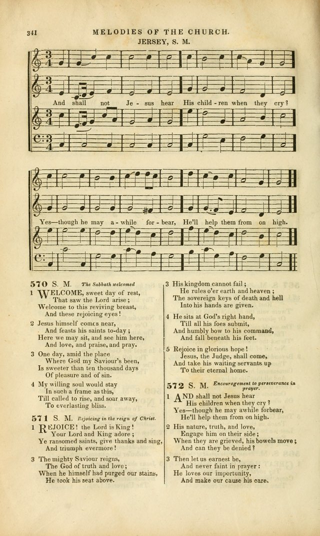 Melodies of the Church: a collection of psalms and hymns adapted to publick and social worship, seasons of revival, monthly concerts of prayer, and various similar occasions... page 342