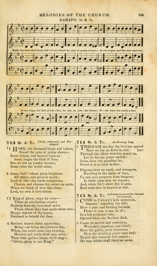 Melodies of the Church: a collection of psalms and hymns adapted to publick and social worship, seasons of revival, monthly concerts of prayer, and various similar occasions... page 397