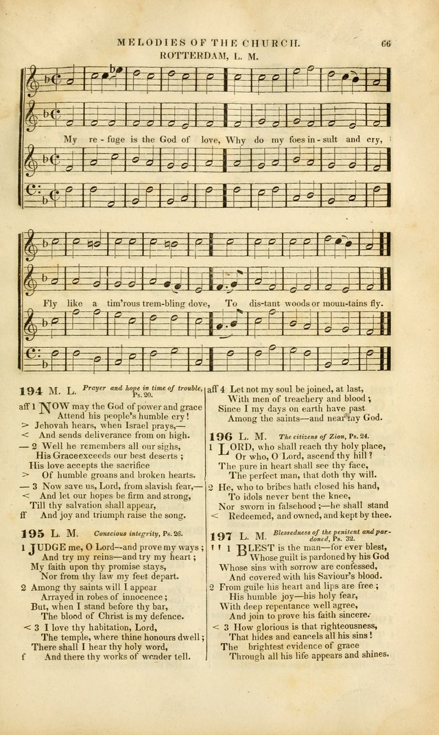 Melodies of the Church: a collection of psalms and hymns adapted to publick and social worship, seasons of revival, monthly concerts of prayer, and various similar occasions... page 67