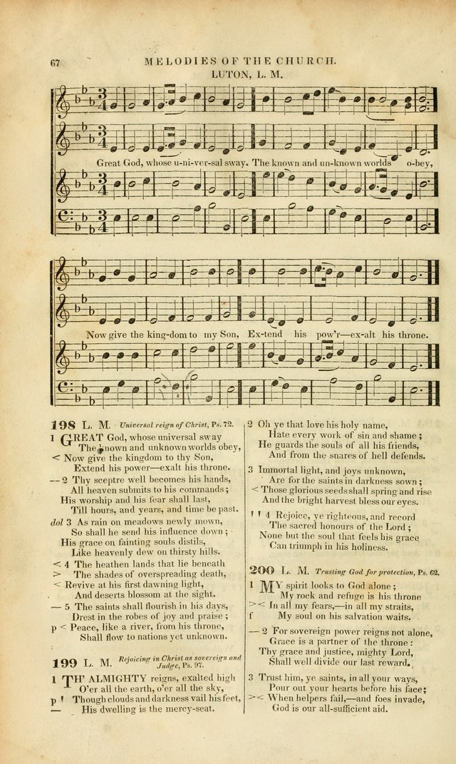Melodies of the Church: a collection of psalms and hymns adapted to publick and social worship, seasons of revival, monthly concerts of prayer, and various similar occasions... page 68
