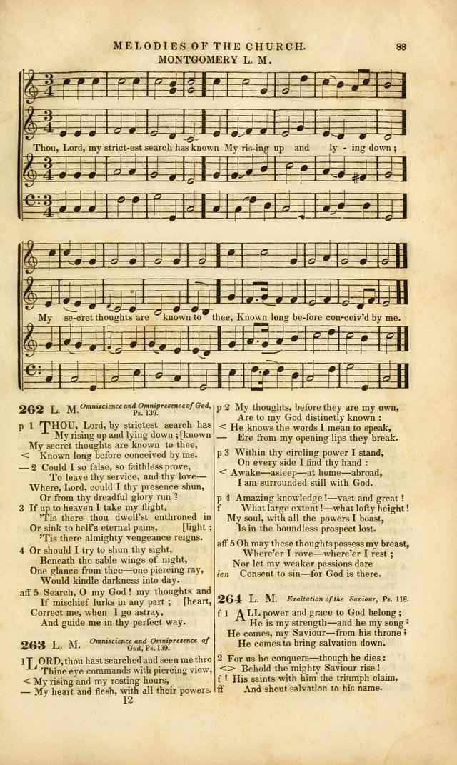 Melodies of the Church: a collection of psalms and hymns adapted to publick and social worship, seasons of revival, monthly concerts of prayer, and various similar occasions... page 89