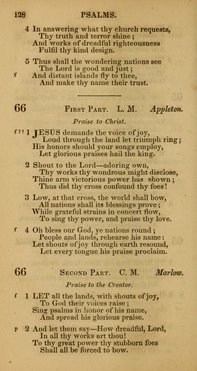 Manual of Christian Psalmody: a collection of psalms and hymns for public worship page 130