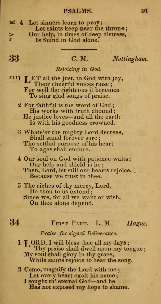Manual of Christian Psalmody: a collection of psalms and hymns for public worship page 93