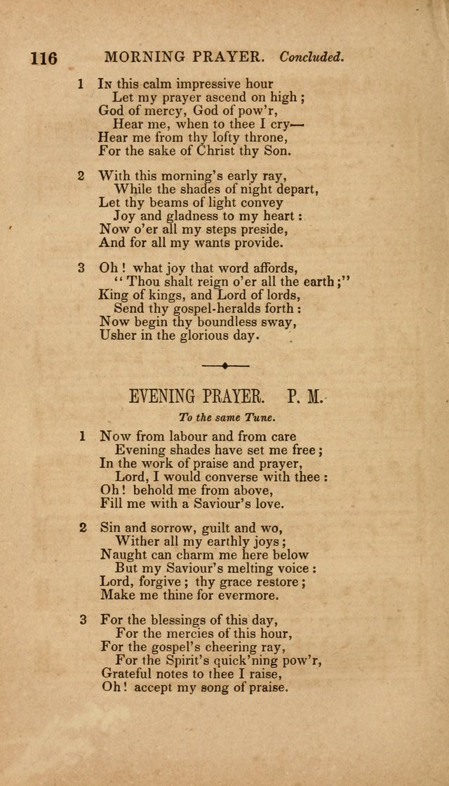 The Minstrel of Zion: a book of religious songs, accompanied with appropriate music, chiefly original page 116