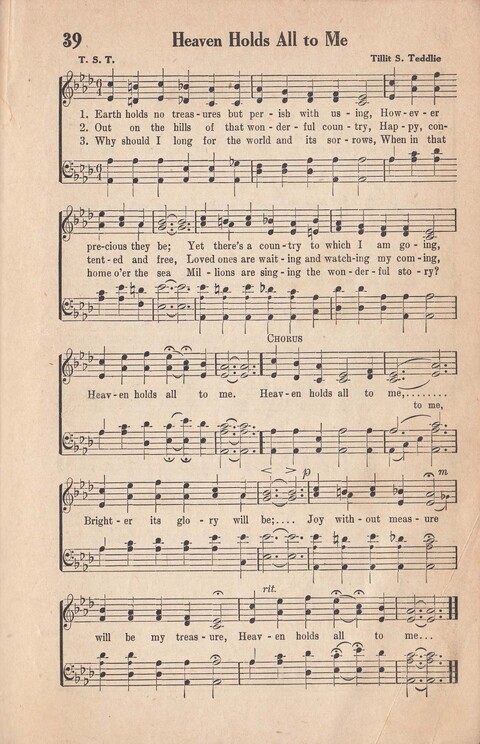 Melodies of Zion: A Compilation of Hymns and Songs, Old and New, Intended for All Kinds of Religious Service page 40