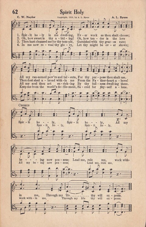 Melodies of Zion: A Compilation of Hymns and Songs, Old and New, Intended for All Kinds of Religious Service page 63