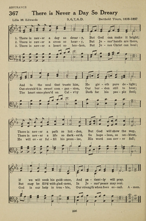 New Baptist Hymnal: containing standard and Gospel hymns and responsive readings page 296
