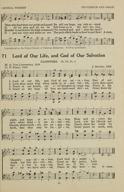 New Baptist Hymnal: containing standard and Gospel hymns and responsive readings page 53
