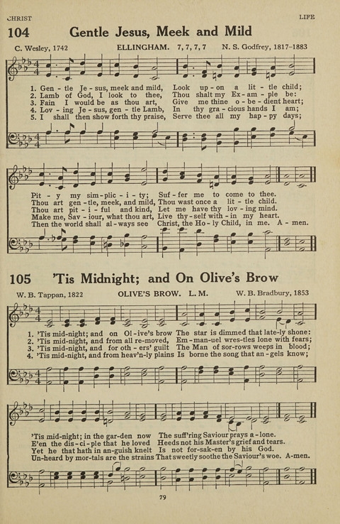 New Baptist Hymnal: containing standard and Gospel hymns and responsive readings page 79