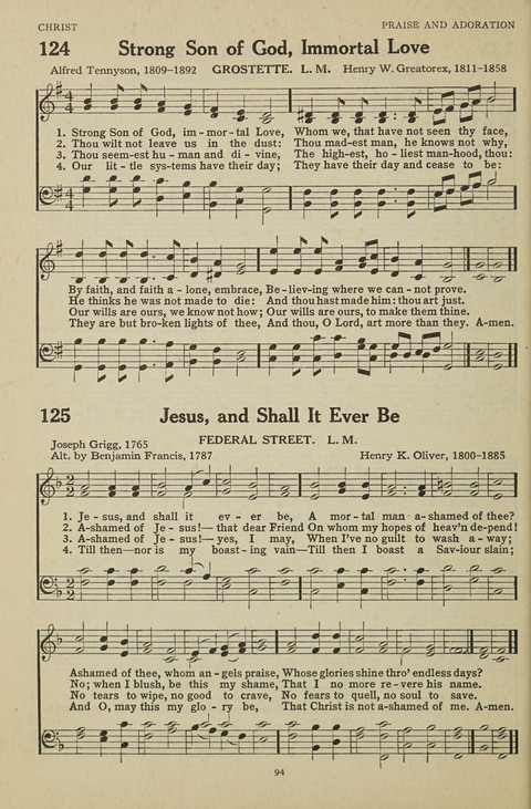 New Baptist Hymnal: containing standard and Gospel hymns and responsive readings page 94