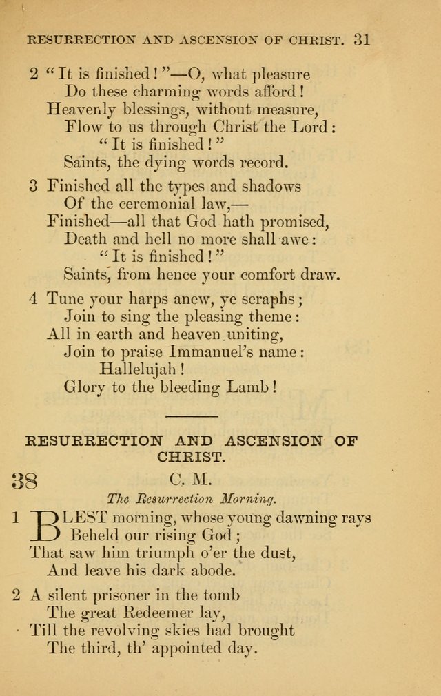 The New Baptist Psalmist and Tune Book: for churches and Sunday-schools page 31