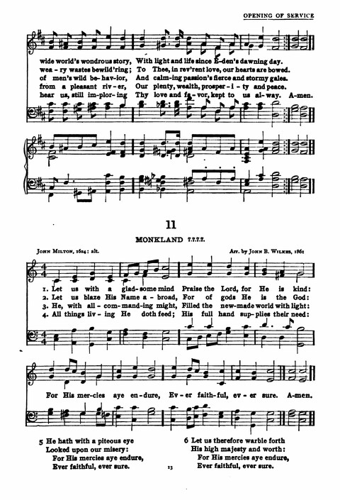 The New Baptist Praise Book: or, Hymns of the Centuries page 13