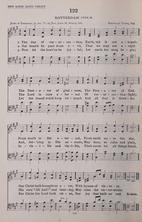 The New Baptist Praise Book: or hymns of the centuries page 110