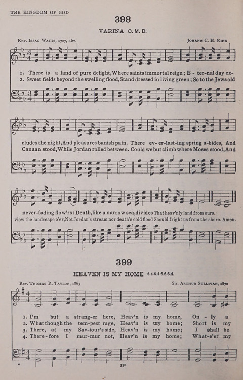 The New Baptist Praise Book: or hymns of the centuries page 350